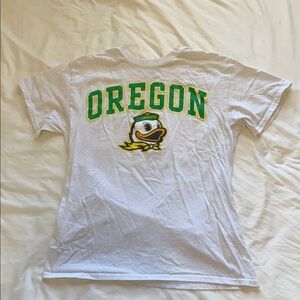 Fanatics White Oregon Ducks Short Sleeve Tee